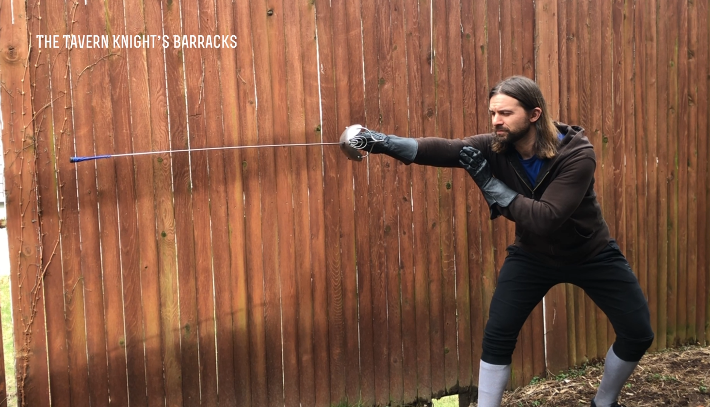 How to perform the static rapier lunge exercise