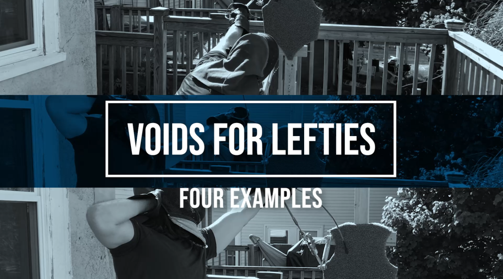 Left-handed voids